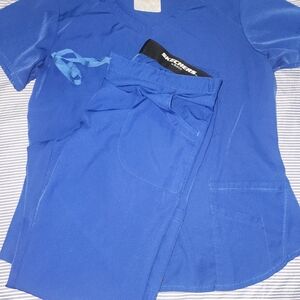 Skechers Blue Scrub Set